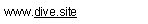 Textfeld: www.dive.site 